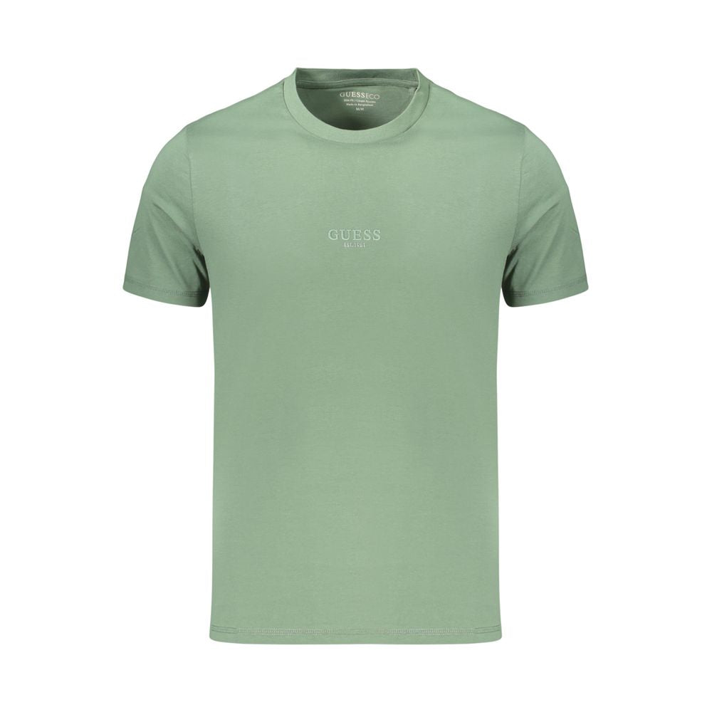 Guess Jeans Green Cotton Men's T-Shirt