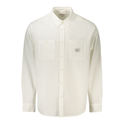 Guess Jeans White Cotton Men's Shirt
