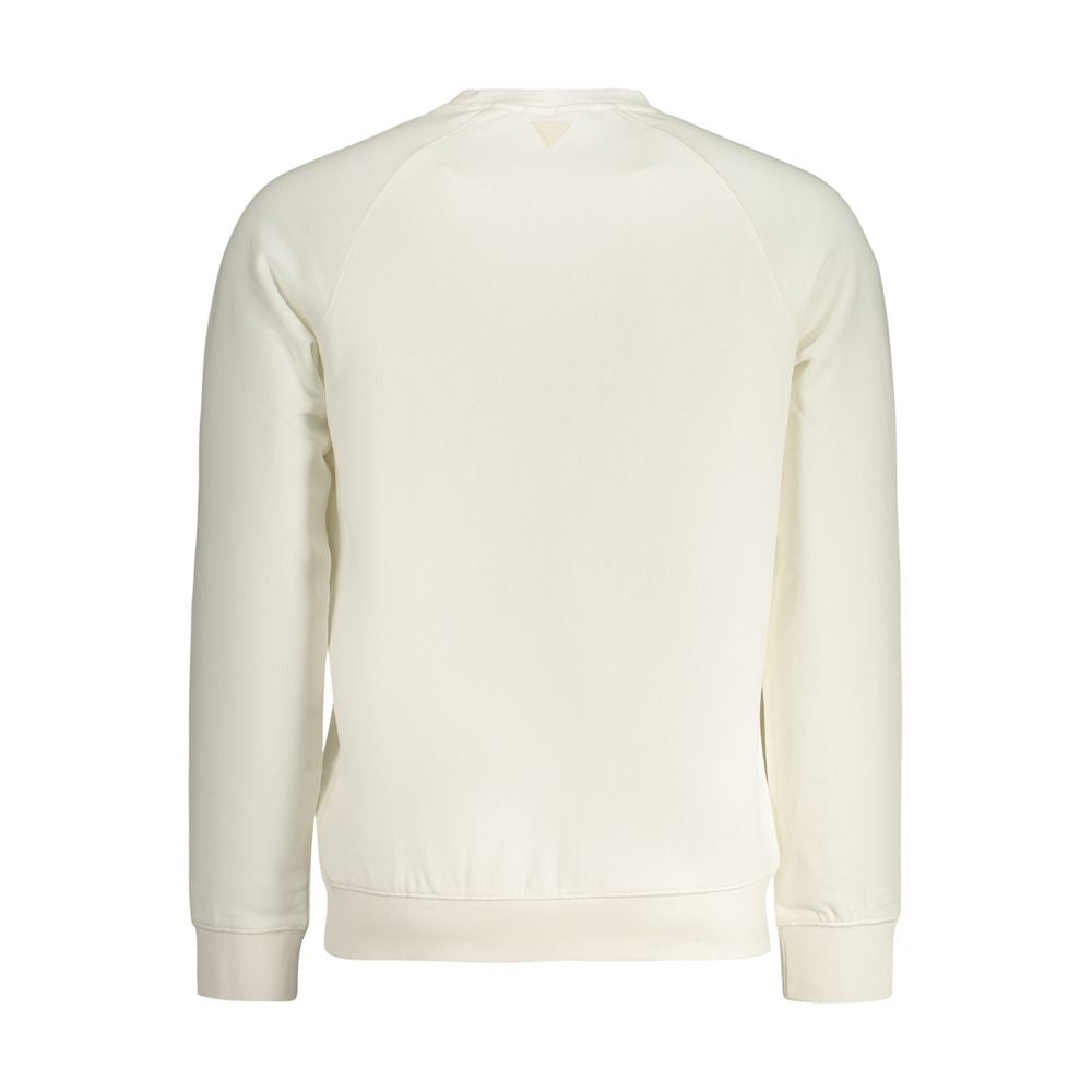 Guess Jeans White Cotton Men's Sweatshirt