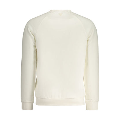 Guess Jeans White Cotton Men's Sweatshirt