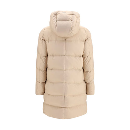 Herno Beige Polyester Full-Length Jacket