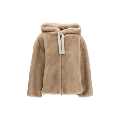 Herno Beige Polyester Full-Length Jacket