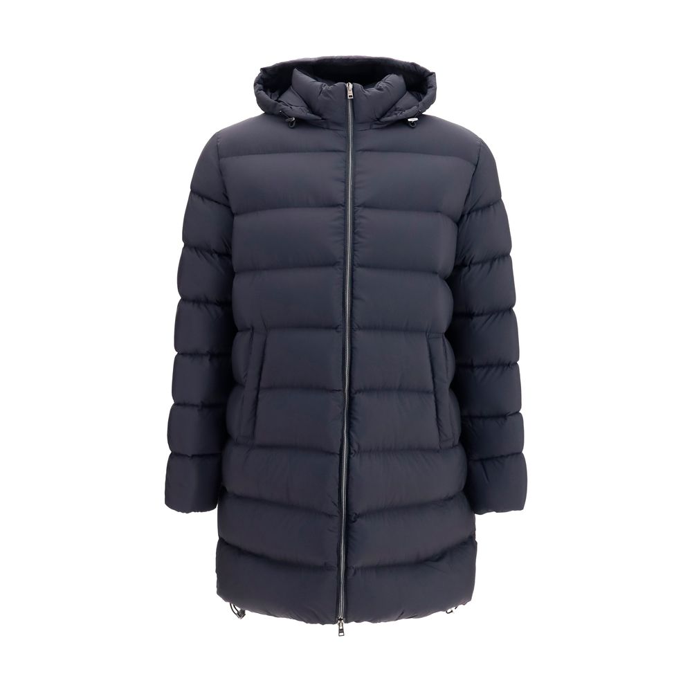 Herno Black Polyamide Full-Length Jacket