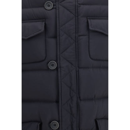 Herno Black Polyester Full-Length Jacket