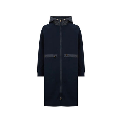 Herno Blue Cotton Coat