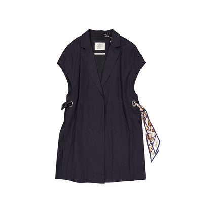 Herno Blue Cotton Coat