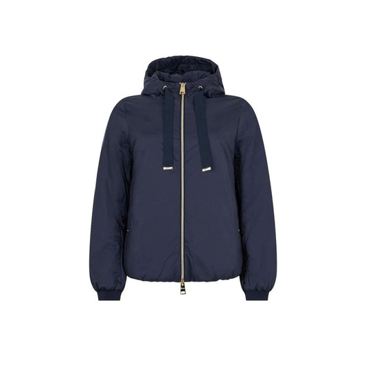Herno Blue Polyamide Full-Length Jacket