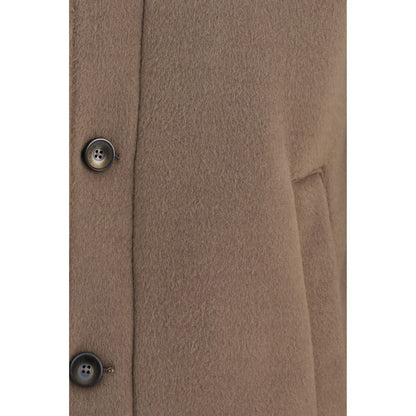 Herno Brown Polyester Full-Length Jacket