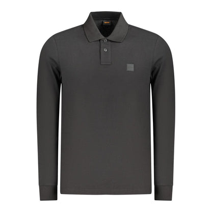 Hugo Boss Black Cotton Men's Polo Shirt