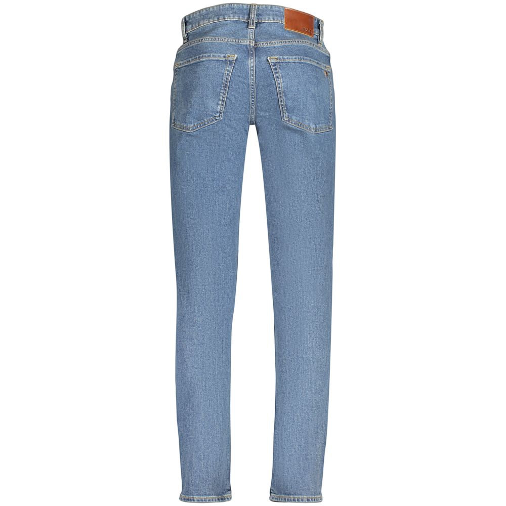 Hugo Boss Blue Cotton Men's Jeans