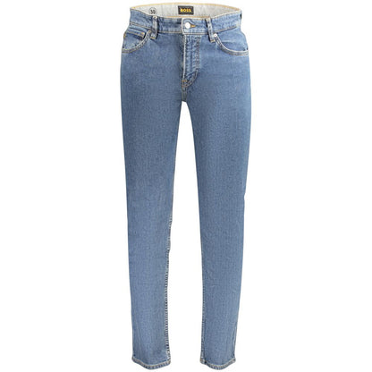 Hugo Boss Blue Cotton Men's Jeans