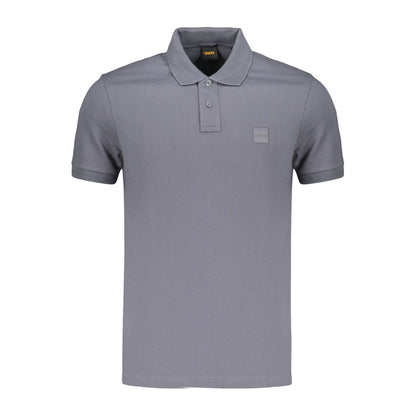 Hugo Boss Blue Cotton Men's Polo Shirt