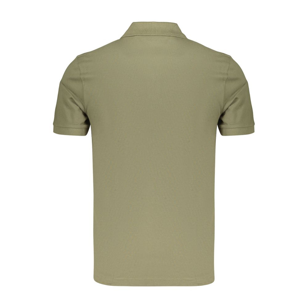 Hugo Boss Green Cotton Men's Polo Shirt
