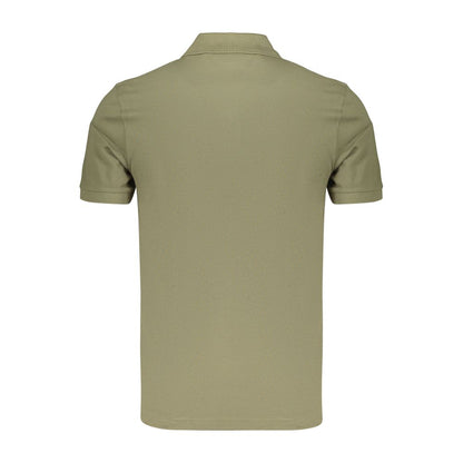 Hugo Boss Green Cotton Men's Polo Shirt