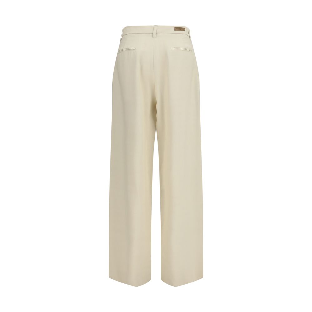 Jacob Cohen Beige Viscose Casual Pants