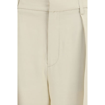 Jacob Cohen Beige Viscose Casual Pants