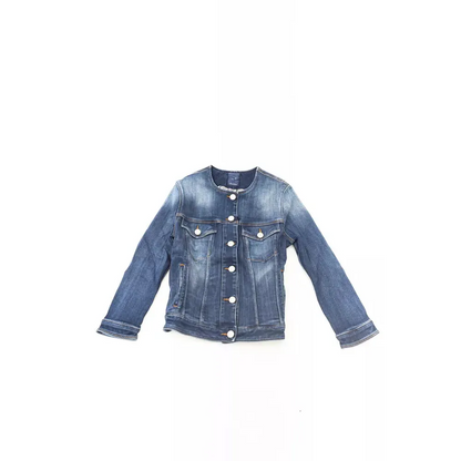 Jacob Cohen Blue Cotton Women Jacket