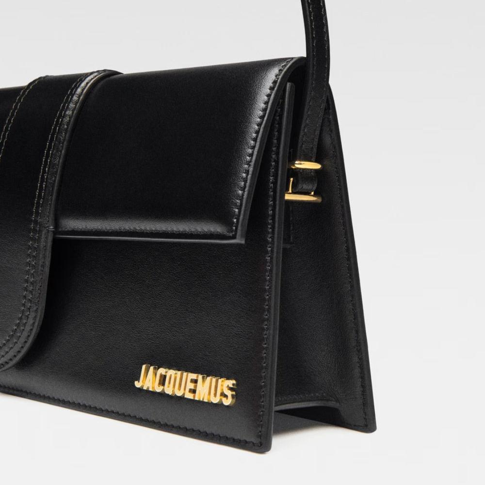 Jacquemus Black leather Le Bambino Long bag