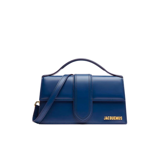Jacquemus Dark NavyLeather Le Grand Bambino Handbag