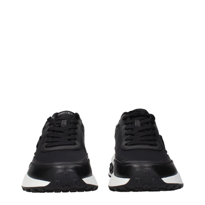 Jimmy Choo Black Fabric Athletic Sneakers
