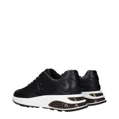Jimmy Choo Black Fabric Athletic Sneakers