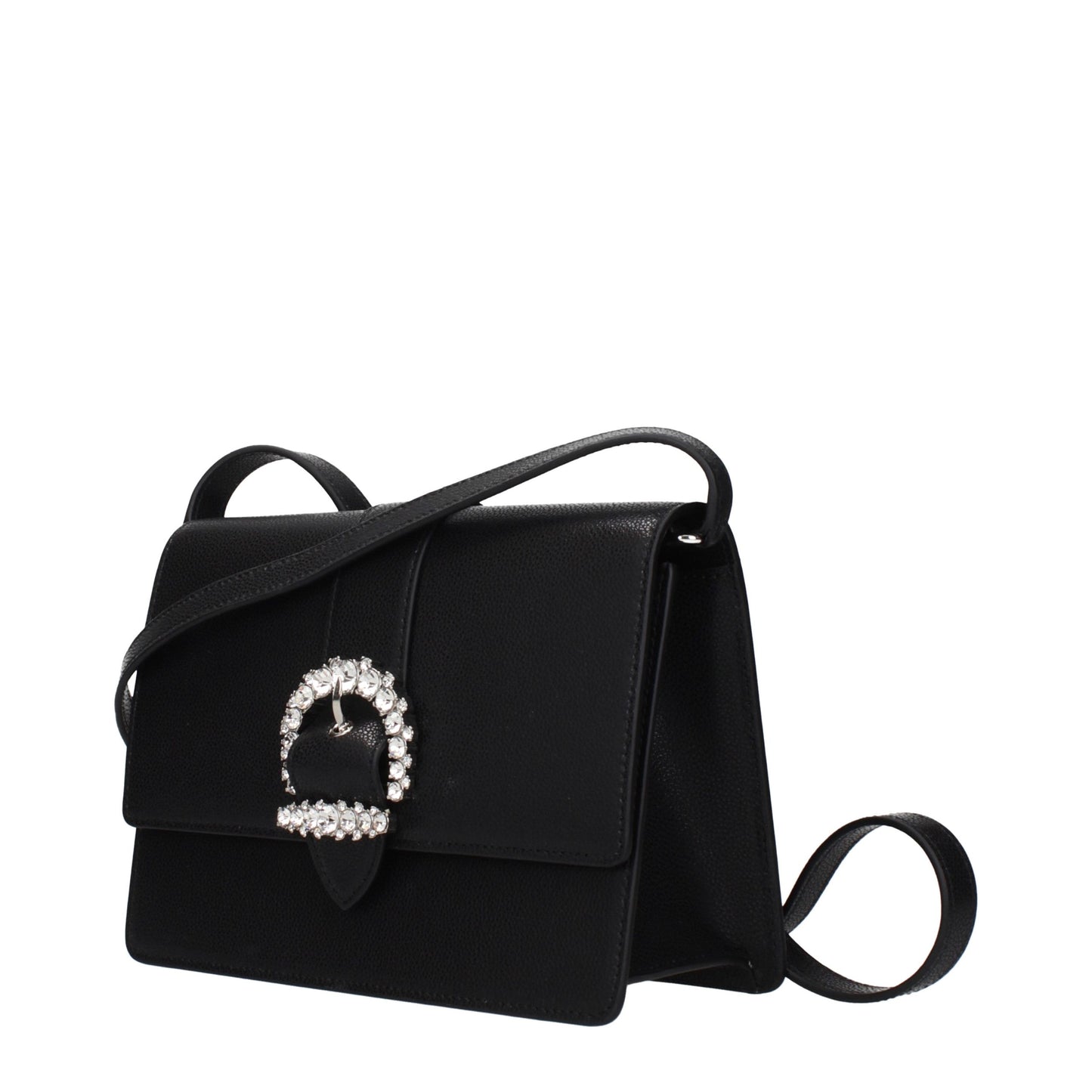 Jimmy Choo Black Leather Crossbody Bag