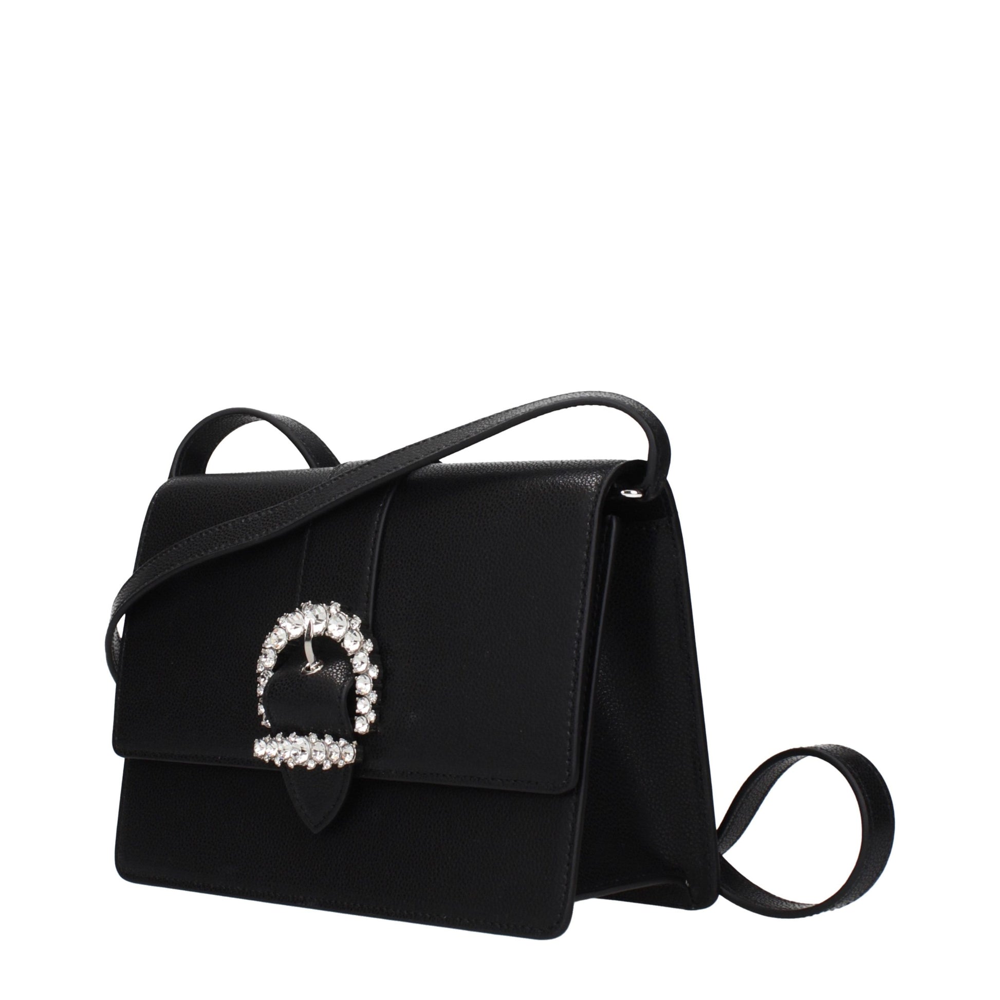 Jimmy Choo Black Leather Crossbody Bag