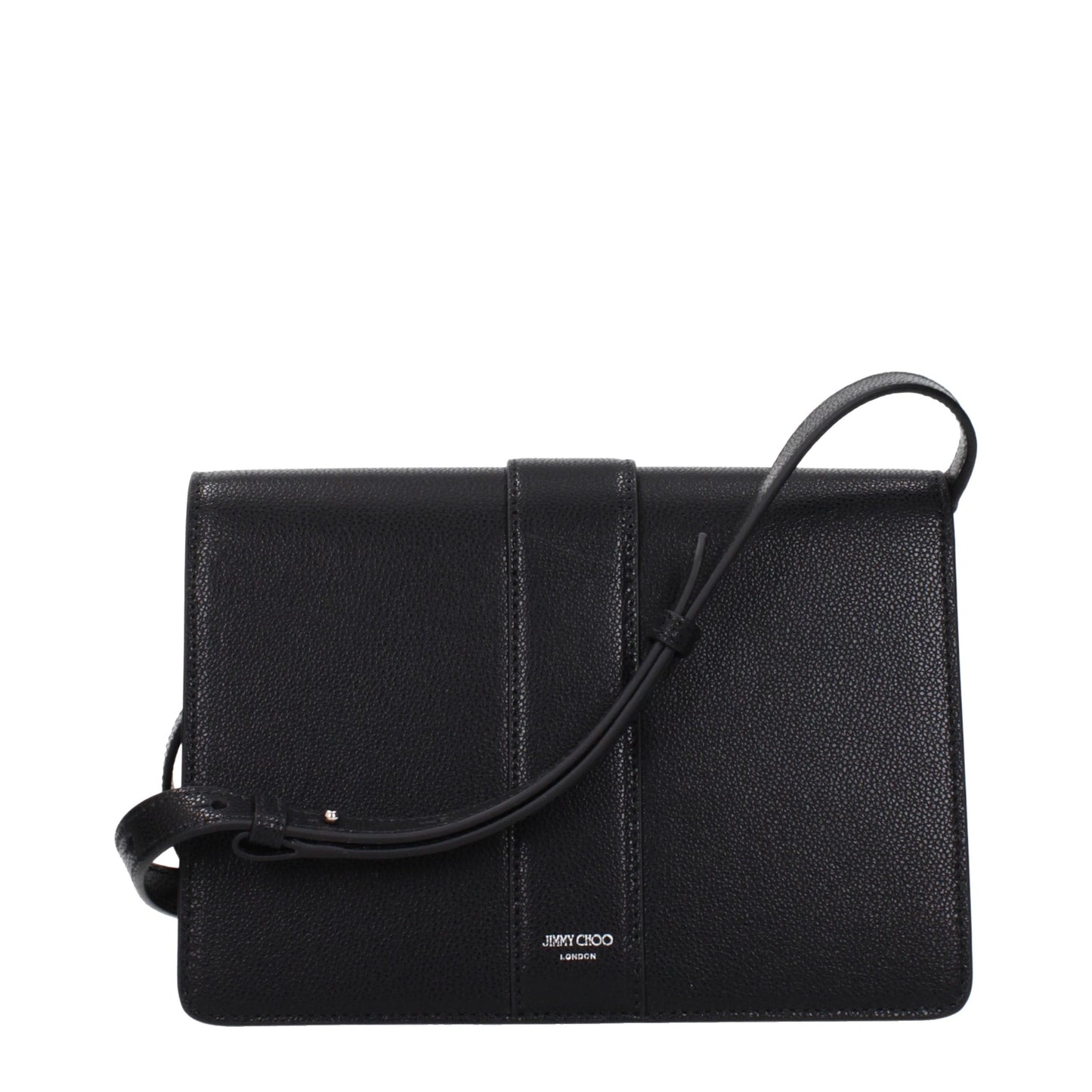 Jimmy Choo Black Leather Crossbody Bag