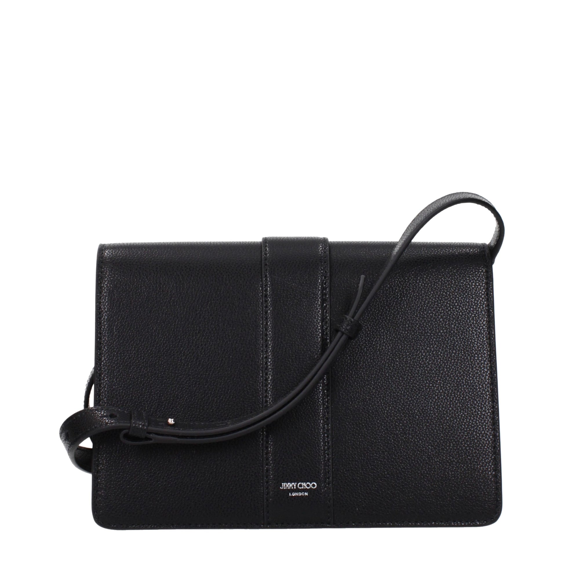 Jimmy Choo Black Leather Crossbody Bag