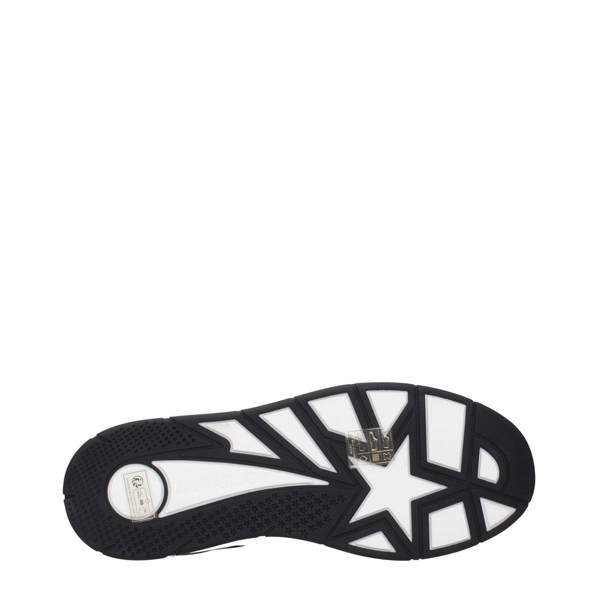 Jimmy Choo Black Leather Low Top Sneakers