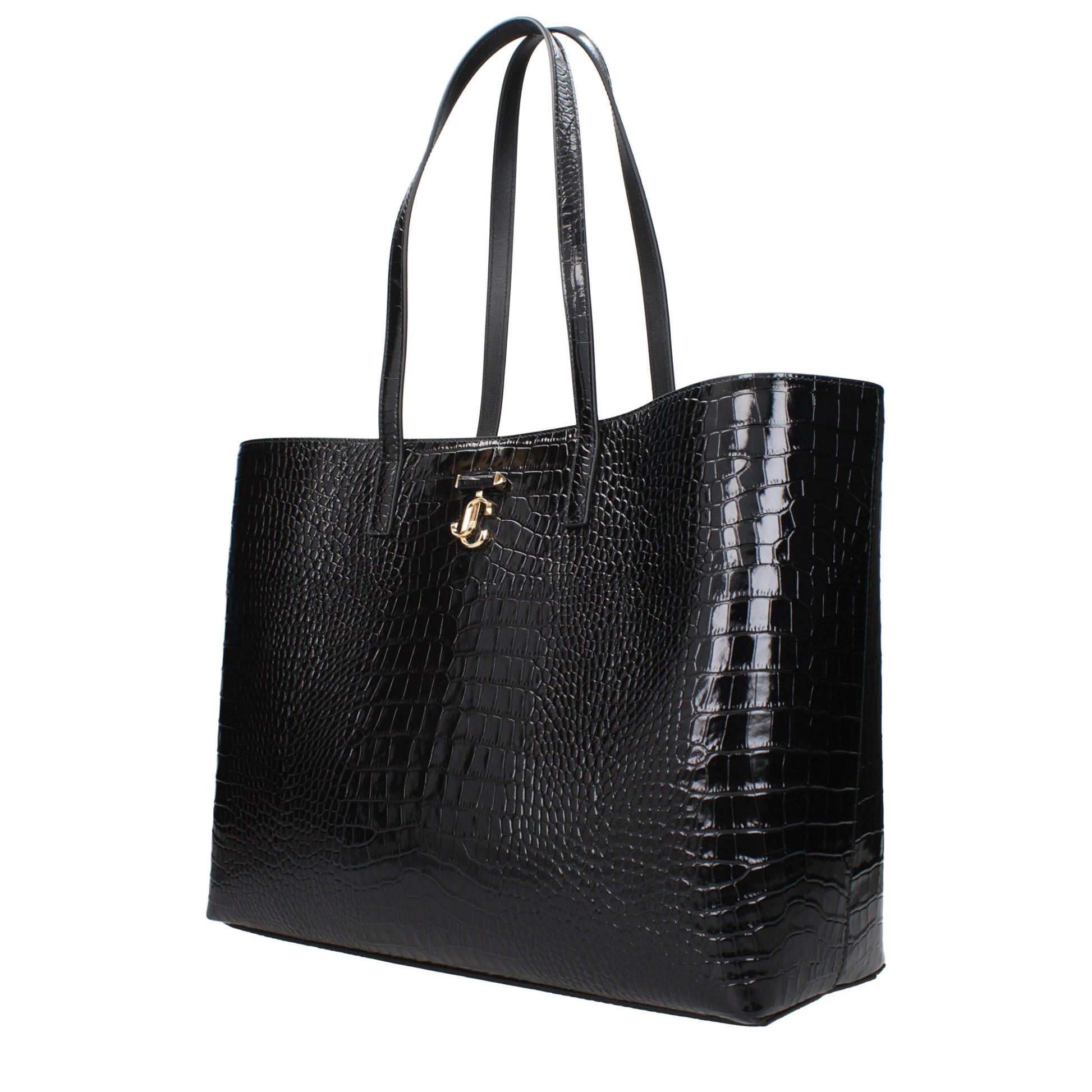 Jimmy Choo Black Leather Shoulder Bag