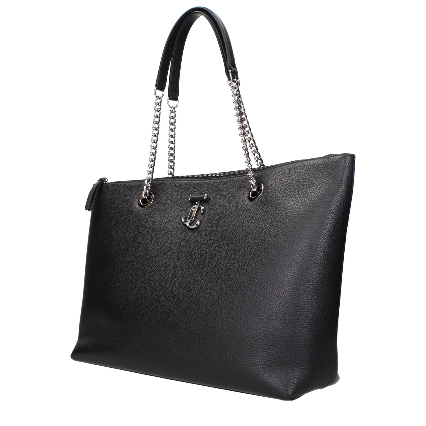 Jimmy Choo Black Leather Shoulder Bag
