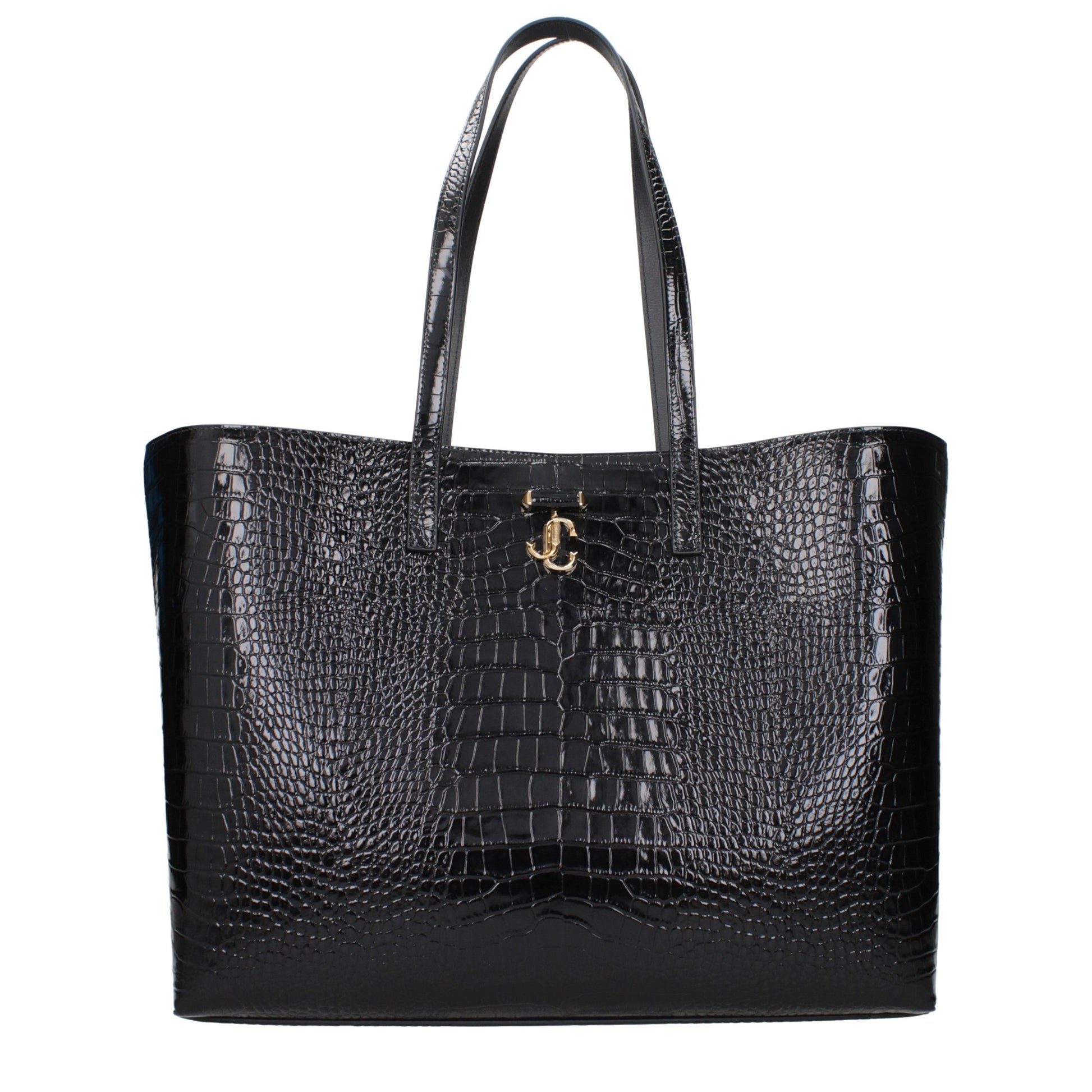 Jimmy Choo Black Leather Shoulder Bag