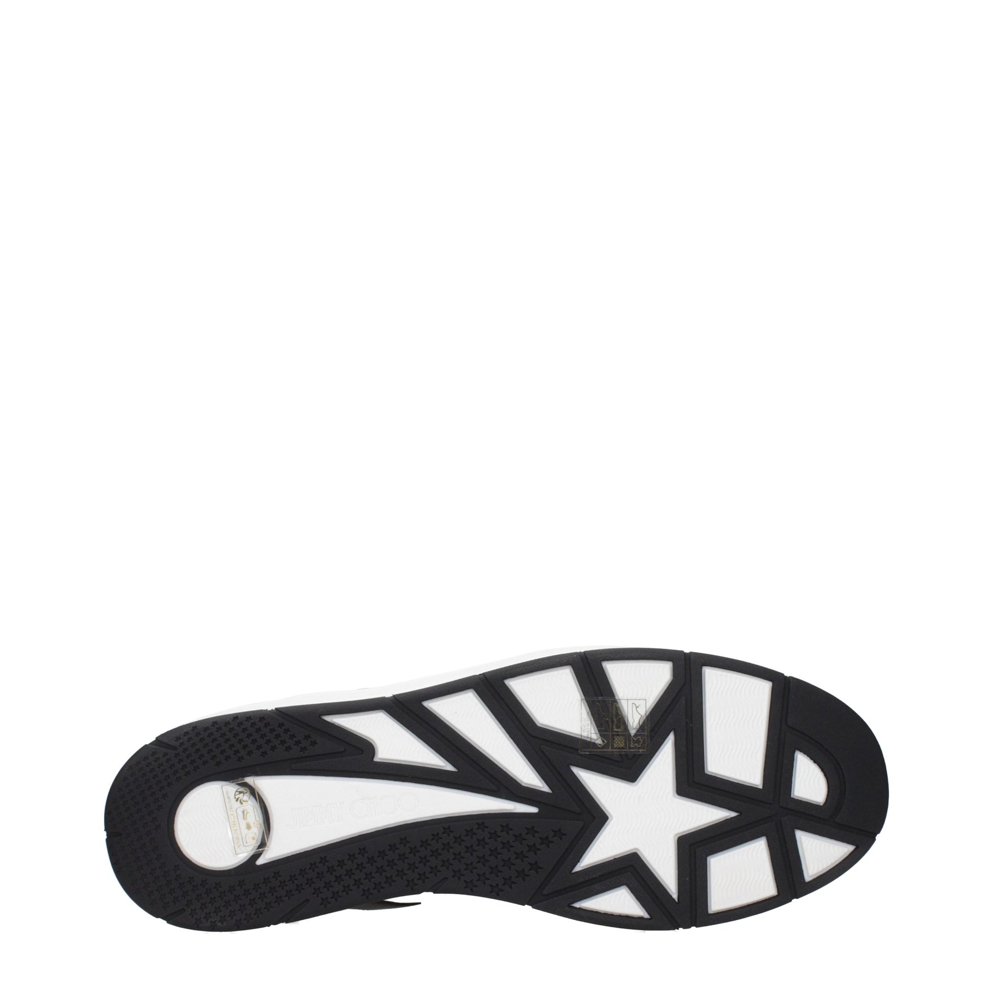Jimmy Choo Black Leather Sneakers