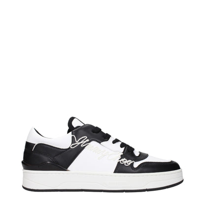 Jimmy Choo Black Leather Sneakers