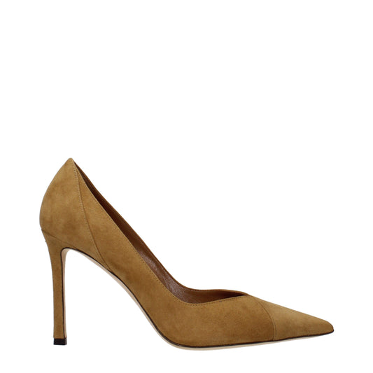 Jimmy Choo Brown Leather High Heel Pumps