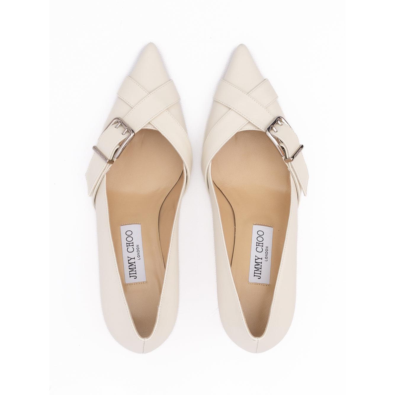 Jimmy Choo Milk Calf Leather Alix 60 Pumps
