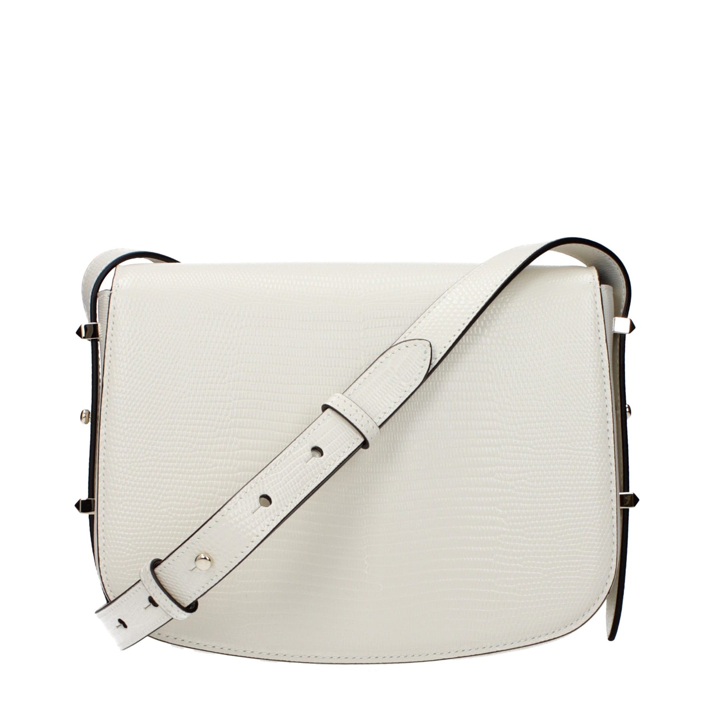 Jimmy Choo White Leather Crossbody Bag