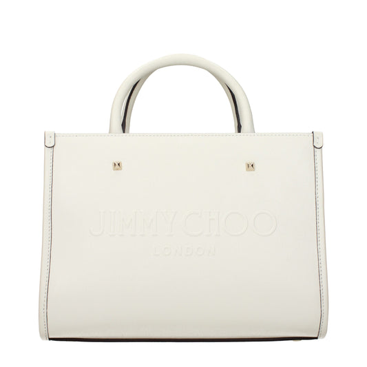 Jimmy Choo White Leather Handbag