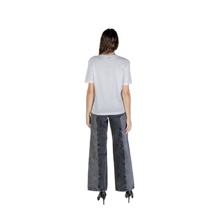 Karl Lagerfeld White Cotton T-Shirt