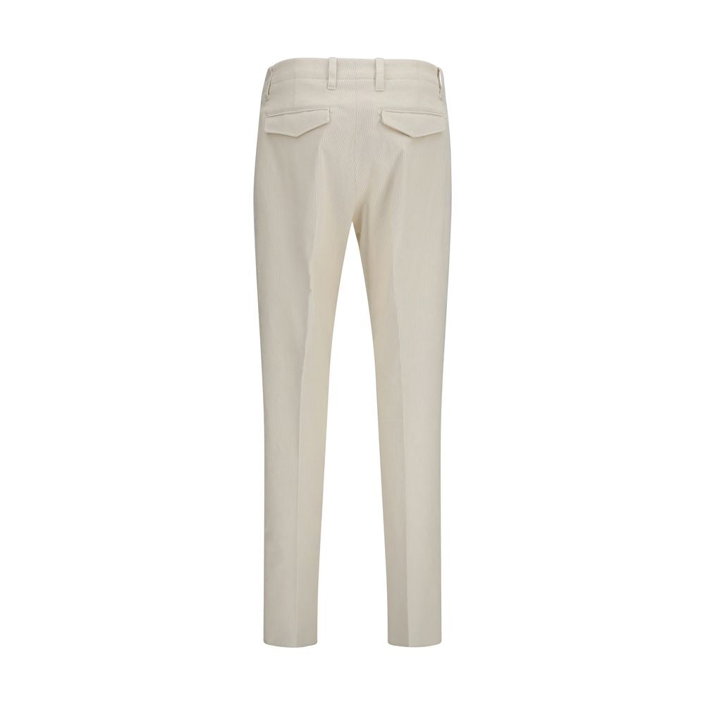 Lardini Beige Viscose Casual Pants