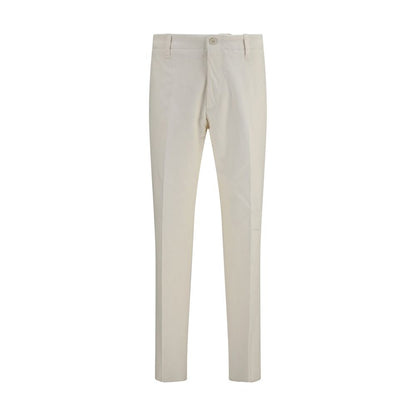 Lardini Beige Viscose Casual Pants