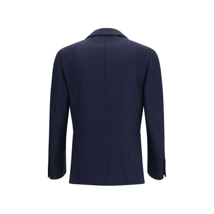 Lardini Blue Wool Oves Aries Jacket