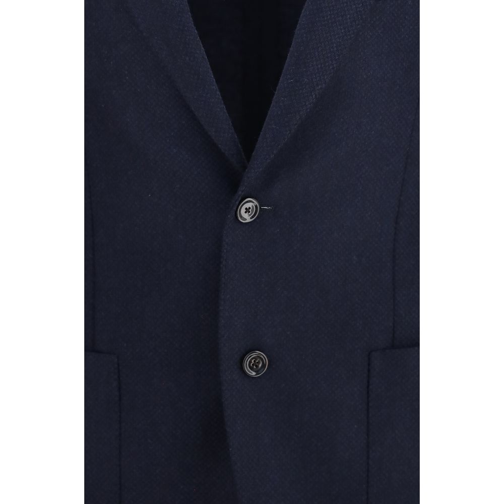 Lardini Blue Wool Oves Aries Jacket