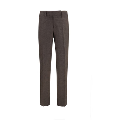 Lardini Brown Viscose Dress Pants