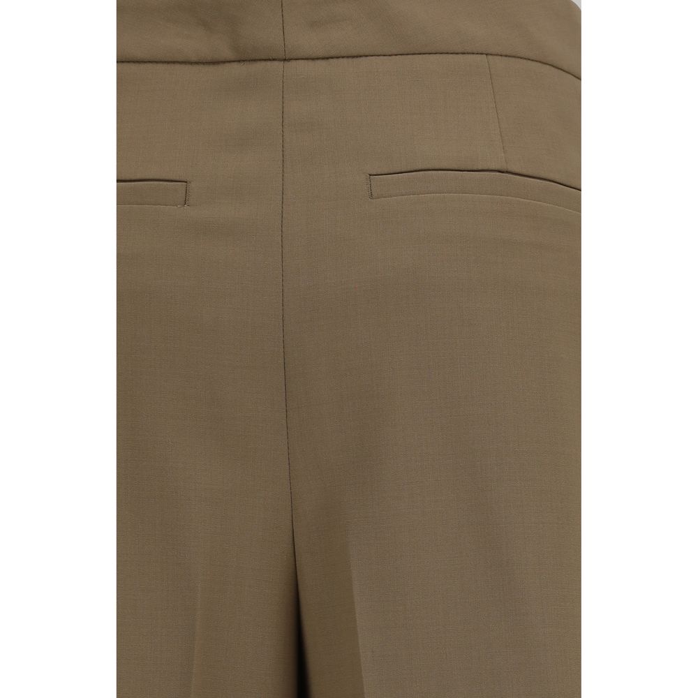 Lardini Brown Wool Oves Aries Casual Pants