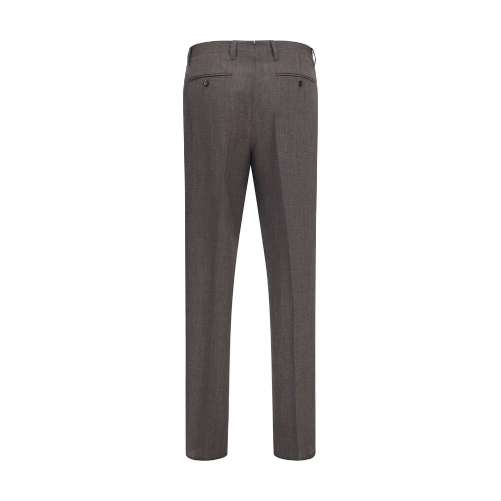 Lardini Gray Viscose Dress Pants