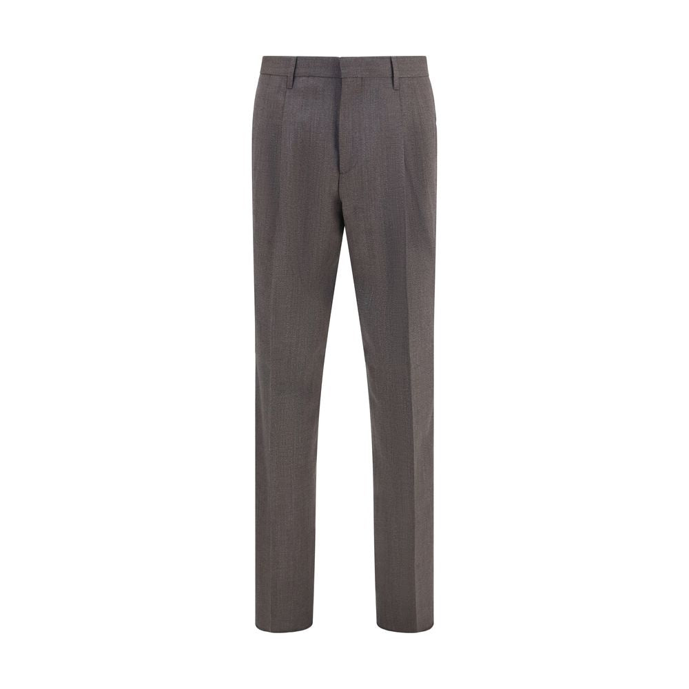Lardini Gray Viscose Dress Pants