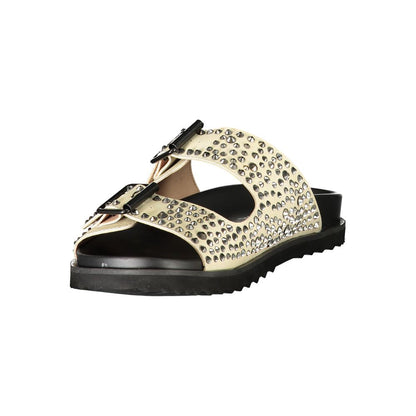 Laura Biagiotti Beige Polyurethane Women's Slipper