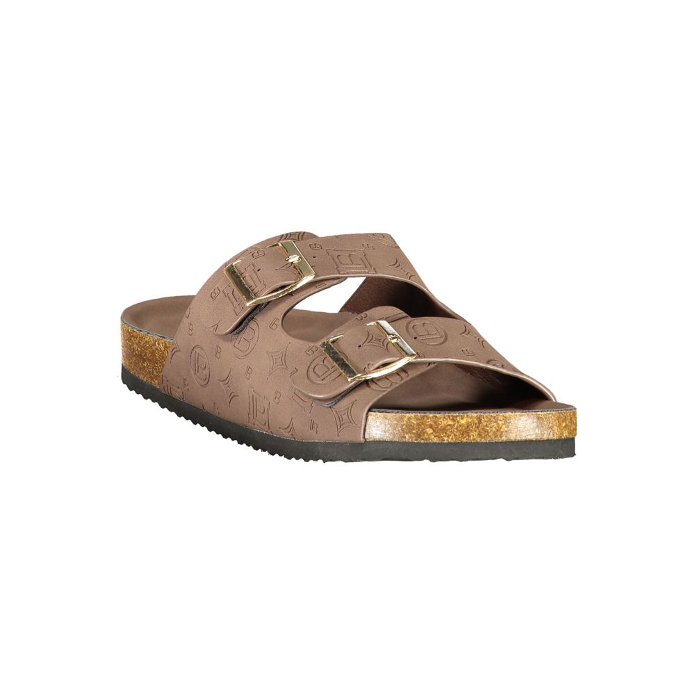 Laura Biagiotti Brown Polyurethane Women's Sandal
